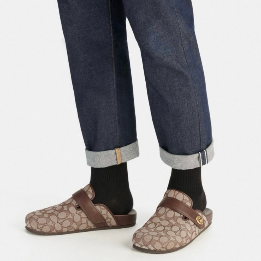 COACH⭐️ NWT✨ MENS SIGNATURE CLOGS🏷️SIZE 9 and 10 - Picture 5 of 9